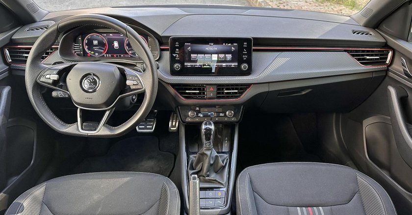 Шкода рапид 2021 интерьер