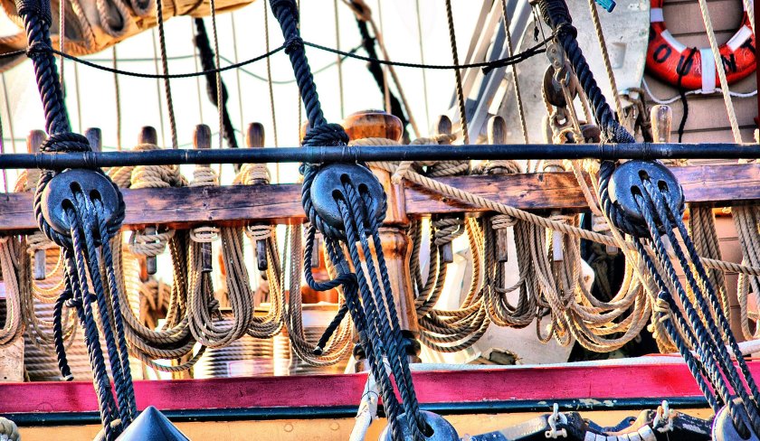 Канаты на корабле