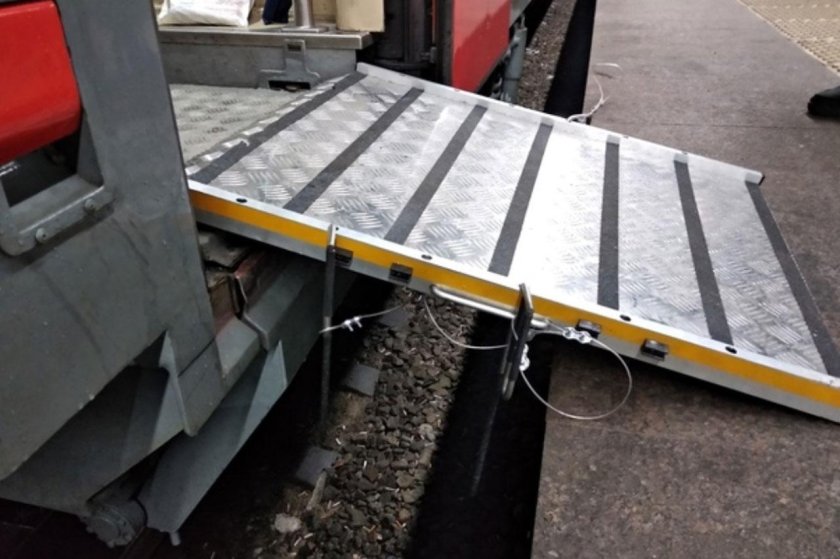 Перегрузочный мост для вагонов РЖД