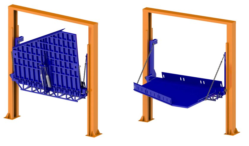 Перегрузочный мост для склада