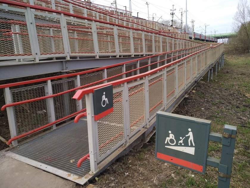 Хлебниково станция пандус