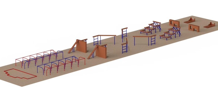 Полоса препятствий Тип 4 артикул: 18504