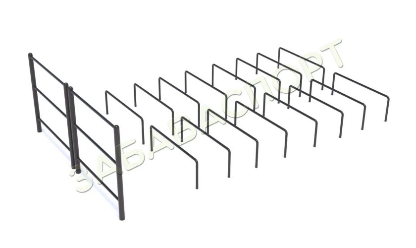 Элемент полосы препятствий лабиринт