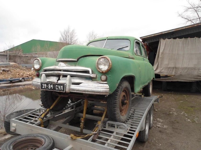 ГАЗ-м72 полноприводная победа