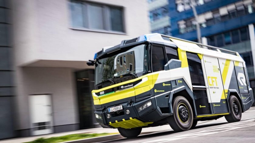 Rosenbauer Electric Fire Truck