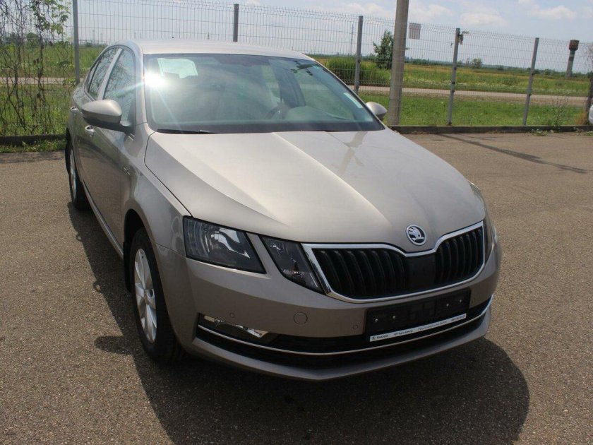 Шкода Октавия бежевая