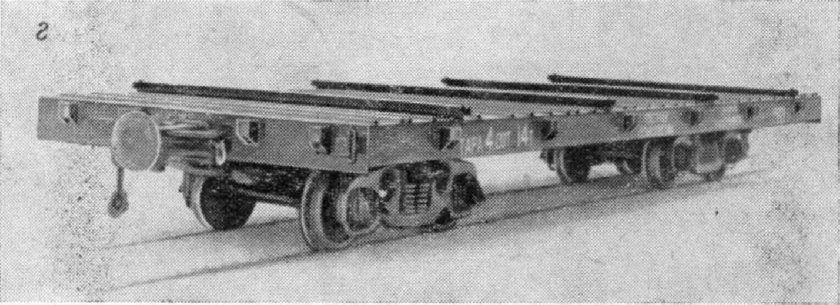 Тележка УЖД вагона