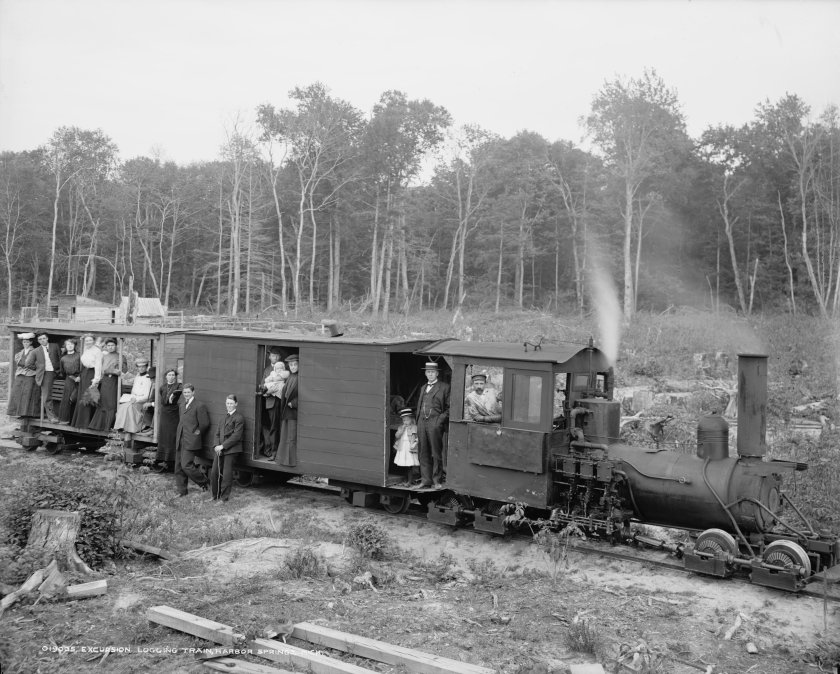 Узкоколейная железная дорога паровоз