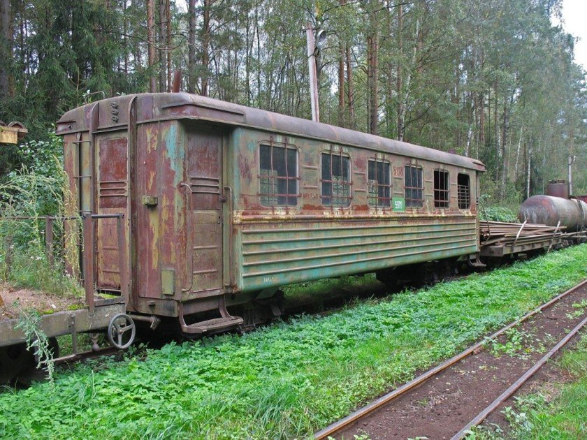 Узкоколейный вагон ПВ 40