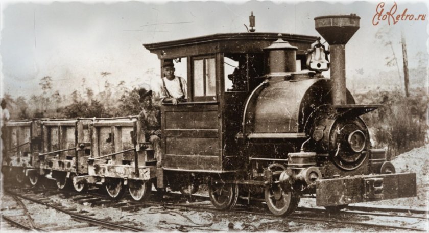 Узкоколейный танк паровоз