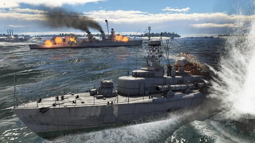 War Thunder корабли