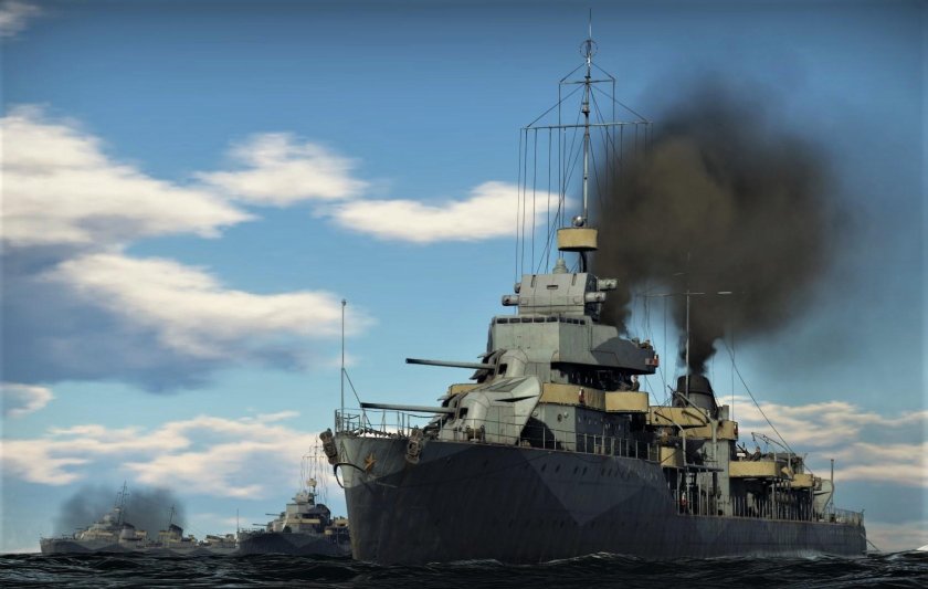 War Thunder корабли