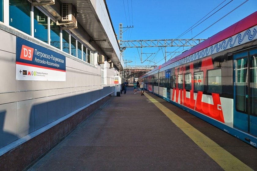 Электричка мцд