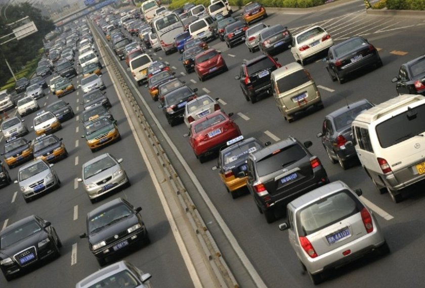 Пробка машин