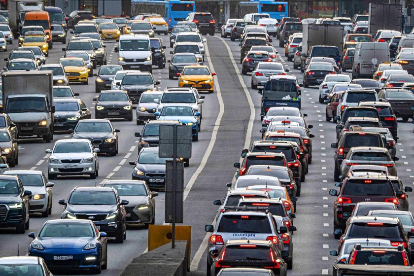 Пробка машин