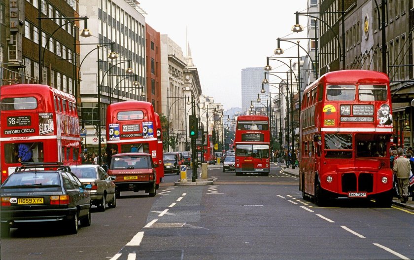 Левостороннее движение в Великобритании