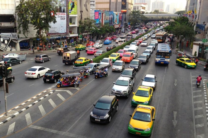 Бангкок дорожное движение