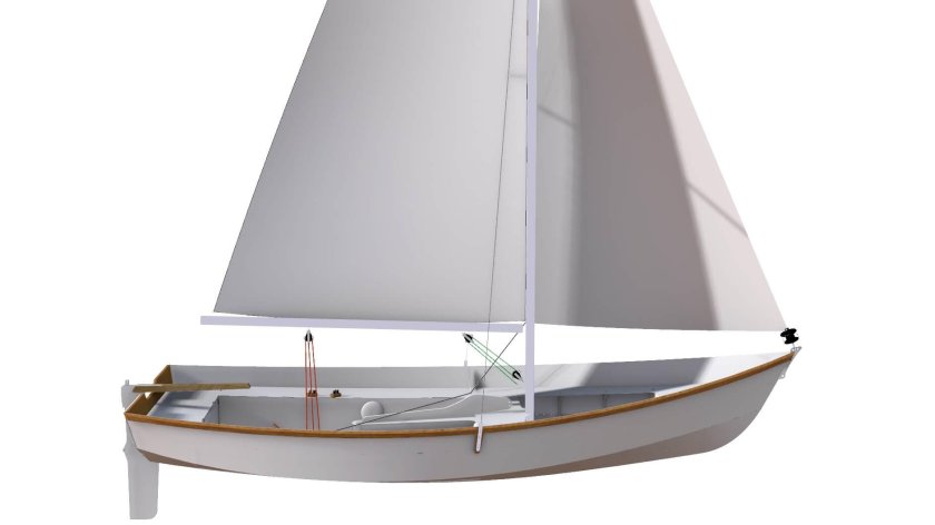 Парусная лодка швертбот