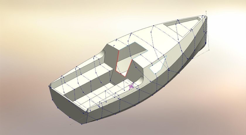 Проект швертбота Скат