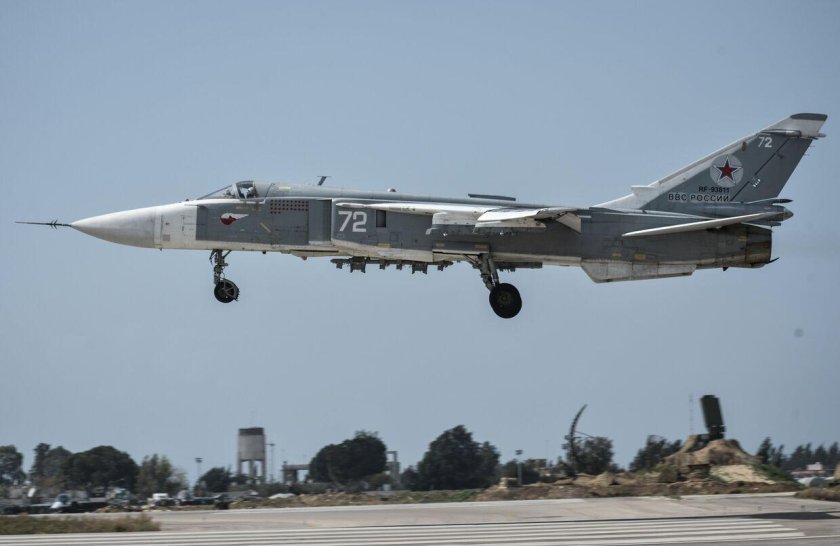 В хорошем качестве Су-24 в Сирии