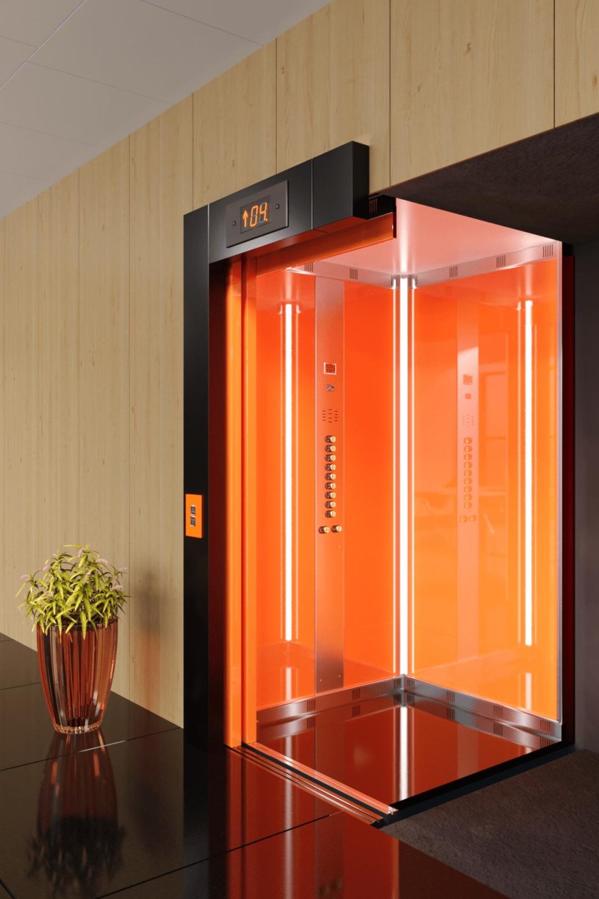 Футуристичный лифт