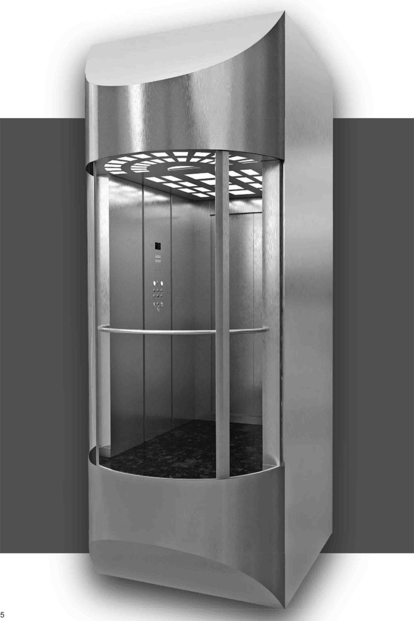 Наружный панорамный лифт Kleemann