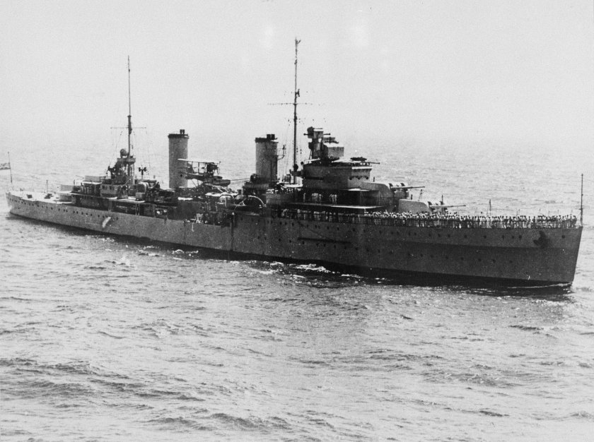 Немецкий крейсер "Корморан"