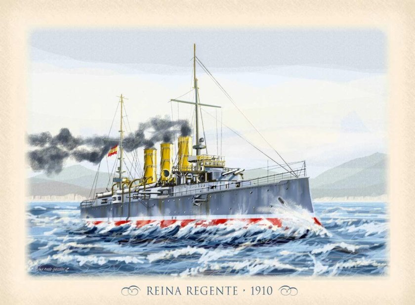 Reina Cristina корабль испанский крейсер