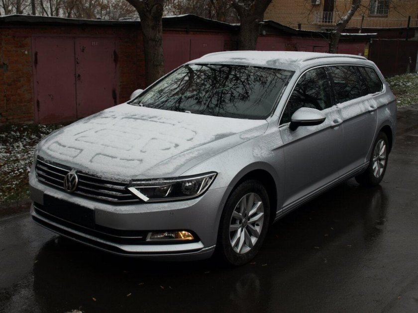Volkswagen Passat b8 серебристый