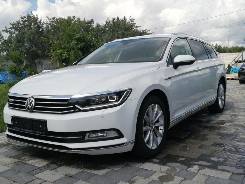 Volkswagen Passat b8 белый