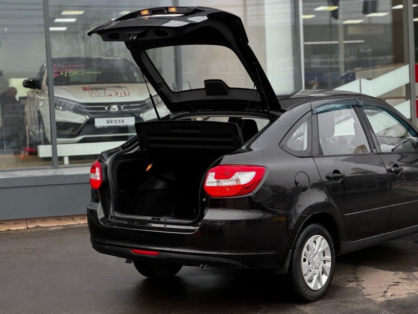 Лада гранта 2023 лифтбек черная