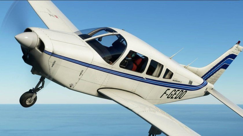 Piper pa-28 161 Warrior 2 кабина