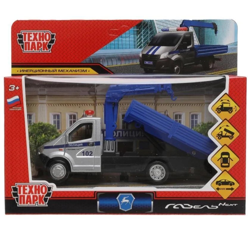 Машинка инерционная Технопарк Газель техпомощь эвакуации