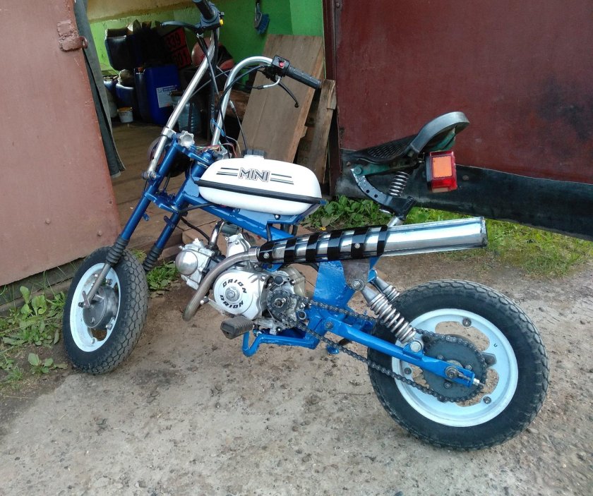 Мини мокик с двигателем Альфа