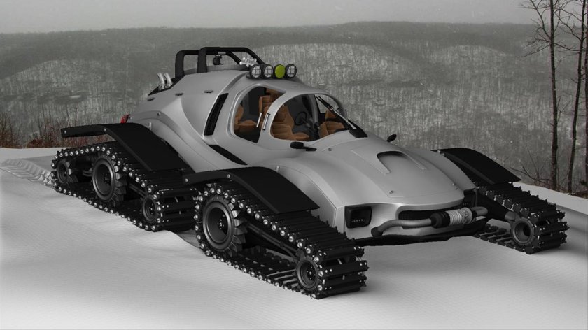 Снегоход BMW Schneekrad 1936
