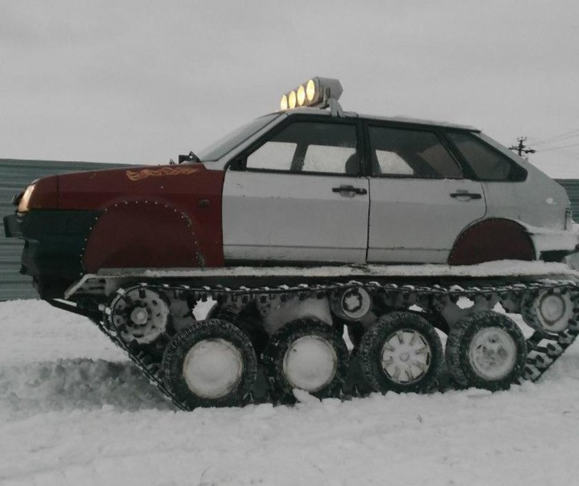 Вездеход гусеничный ВАЗ 2109