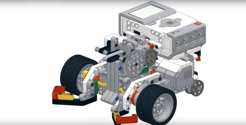 LEGO ev3 робот-футболист