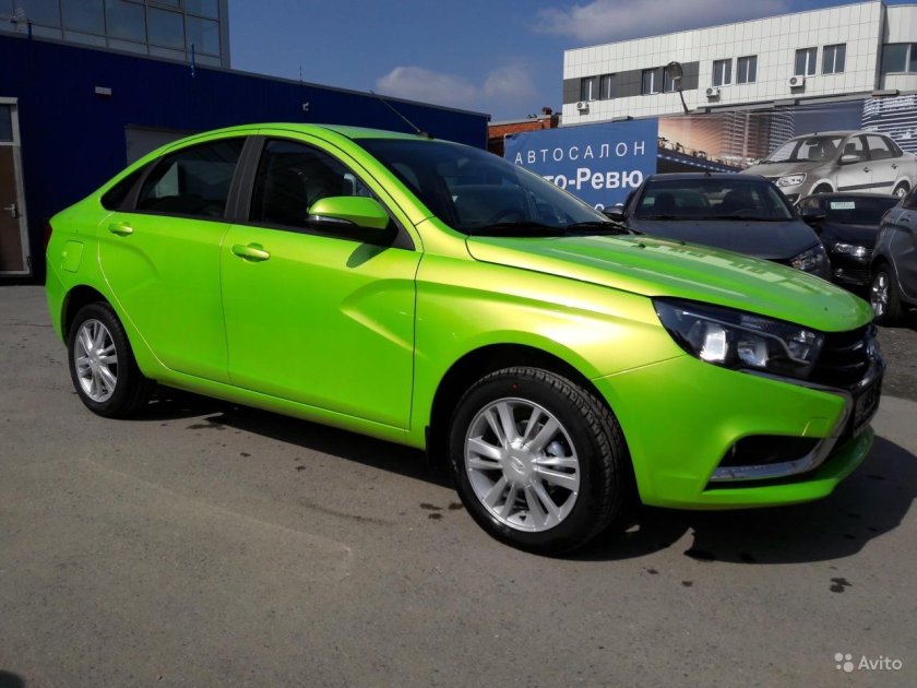 Лада Веста 366 - лайм