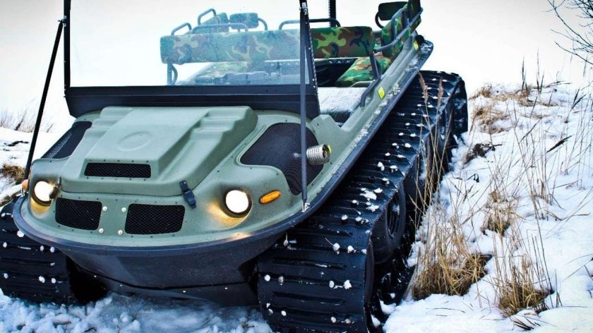 Гусеничный снегоболотоход НГТУ 2401