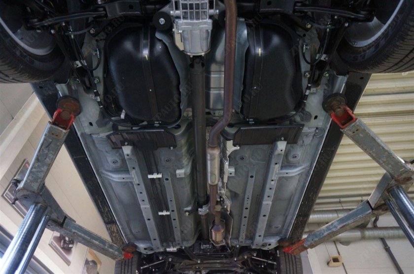 Днище Mitsubishi Outlander 3