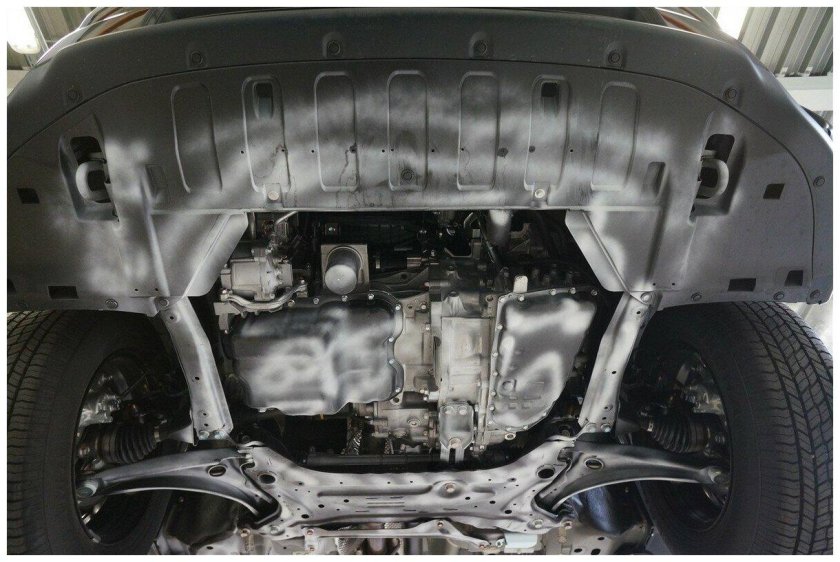 Днище Mitsubishi Outlander 3