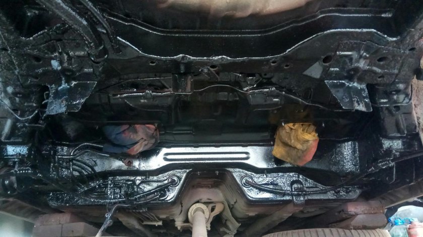 Днище Mitsubishi Outlander 3