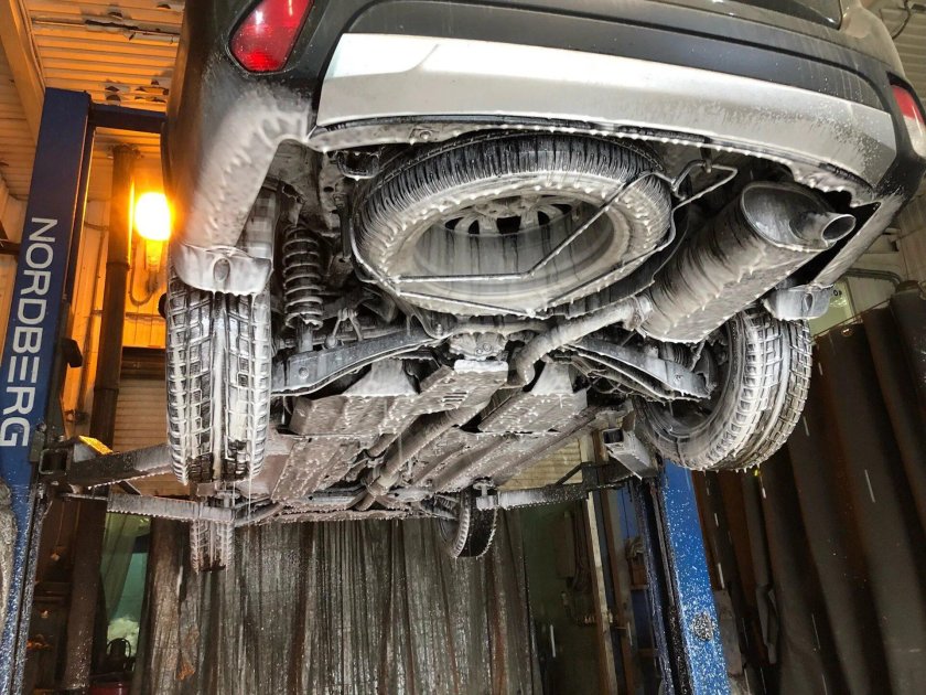 Днище Mitsubishi Outlander 3