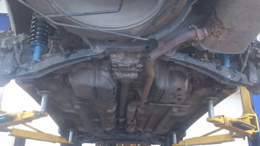 Днище Mitsubishi Outlander 3