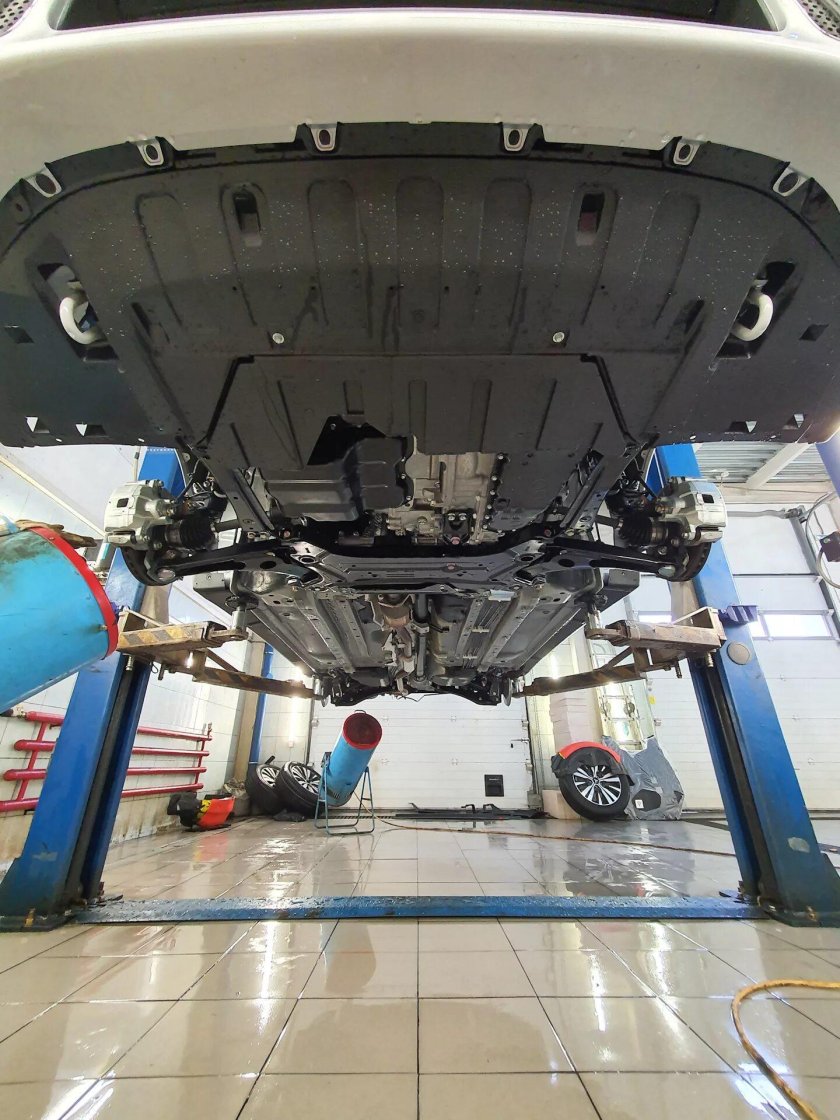 Днище Mitsubishi Outlander 3