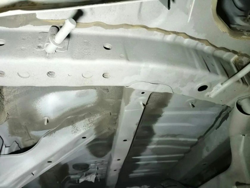 Пескоструй днища ленд Крузер 200