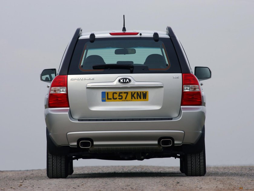 Киа Спортейдж 2010 сзади
