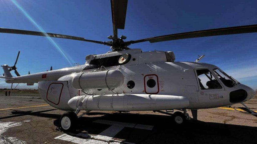 Вертолет МЧС ми-8мтв мин воды