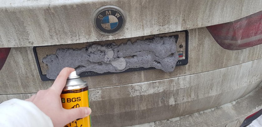 Грязь автомобильная в баллончиках