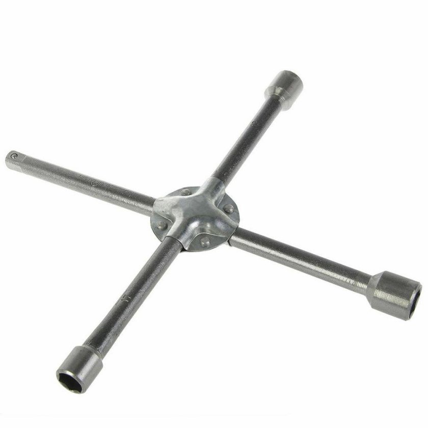 Балонный крест 17х19х21х1/2 с клепаным центром 77777 сервис ключ